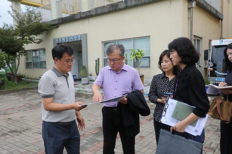 수원시 권선구, 세류2동 주차장·호매실 문화센터 공사 현장 점검